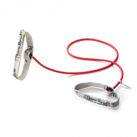 Thera Band Bodytrainer Tubing – 1.4m mit flexiblen Handgriffen - Gorilla Sports Schweiz