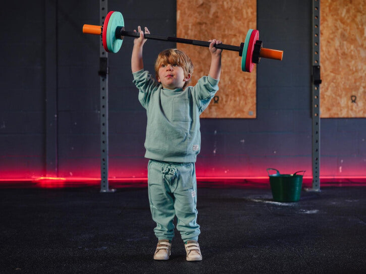 Fit Kidz Barbell & Bumper Plate Set - Gorilla Sports Schweiz