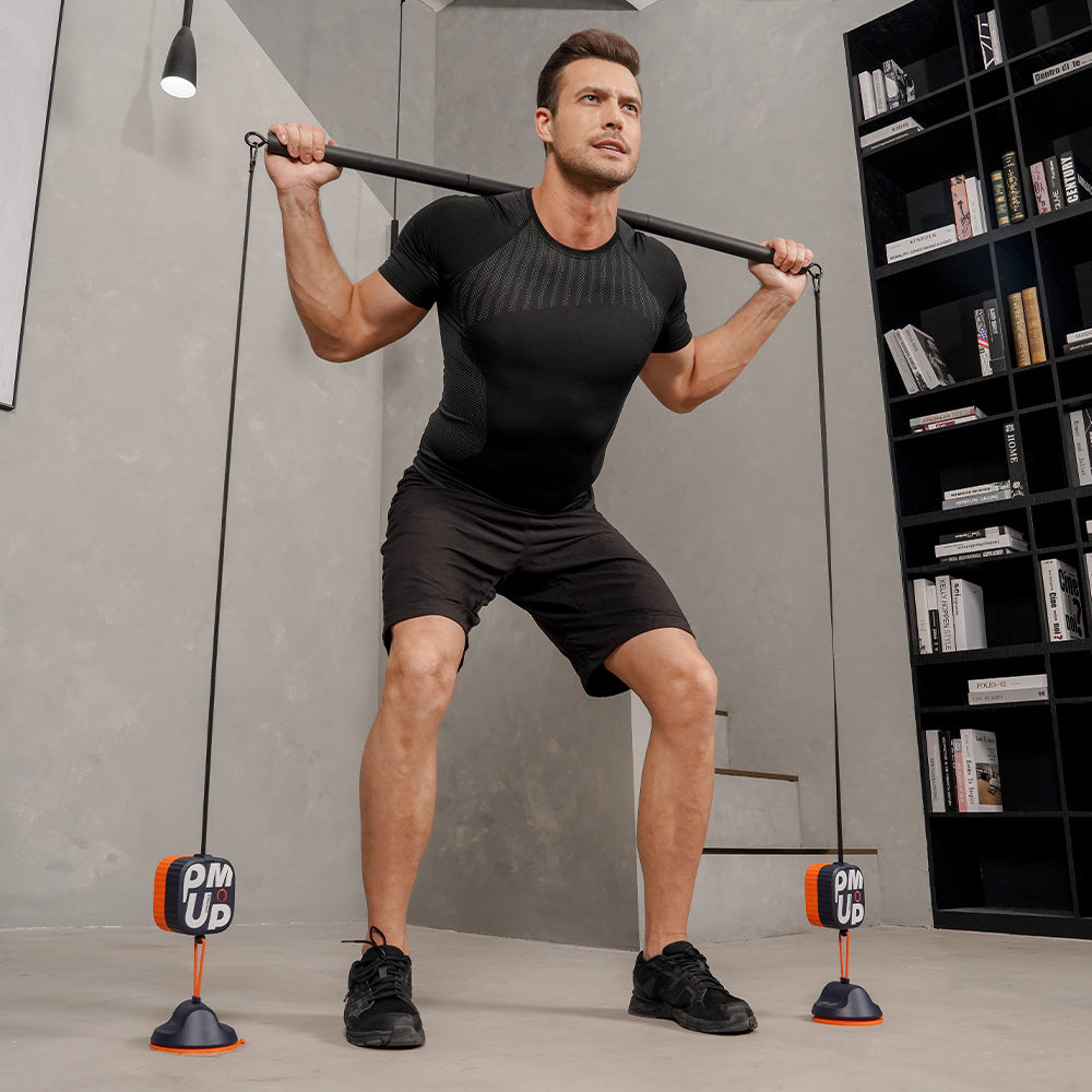 Unitree Fitness Griffstange und Saugnapf für Pump pro Kabelzug - Gorilla Sports Schweiz