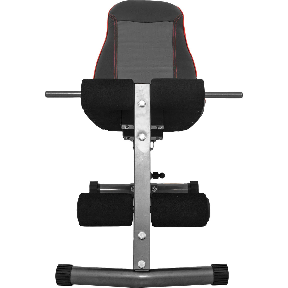 Bauchtrainer Rückentrainer Schwarz/Rot - Gorilla Sports Schweiz