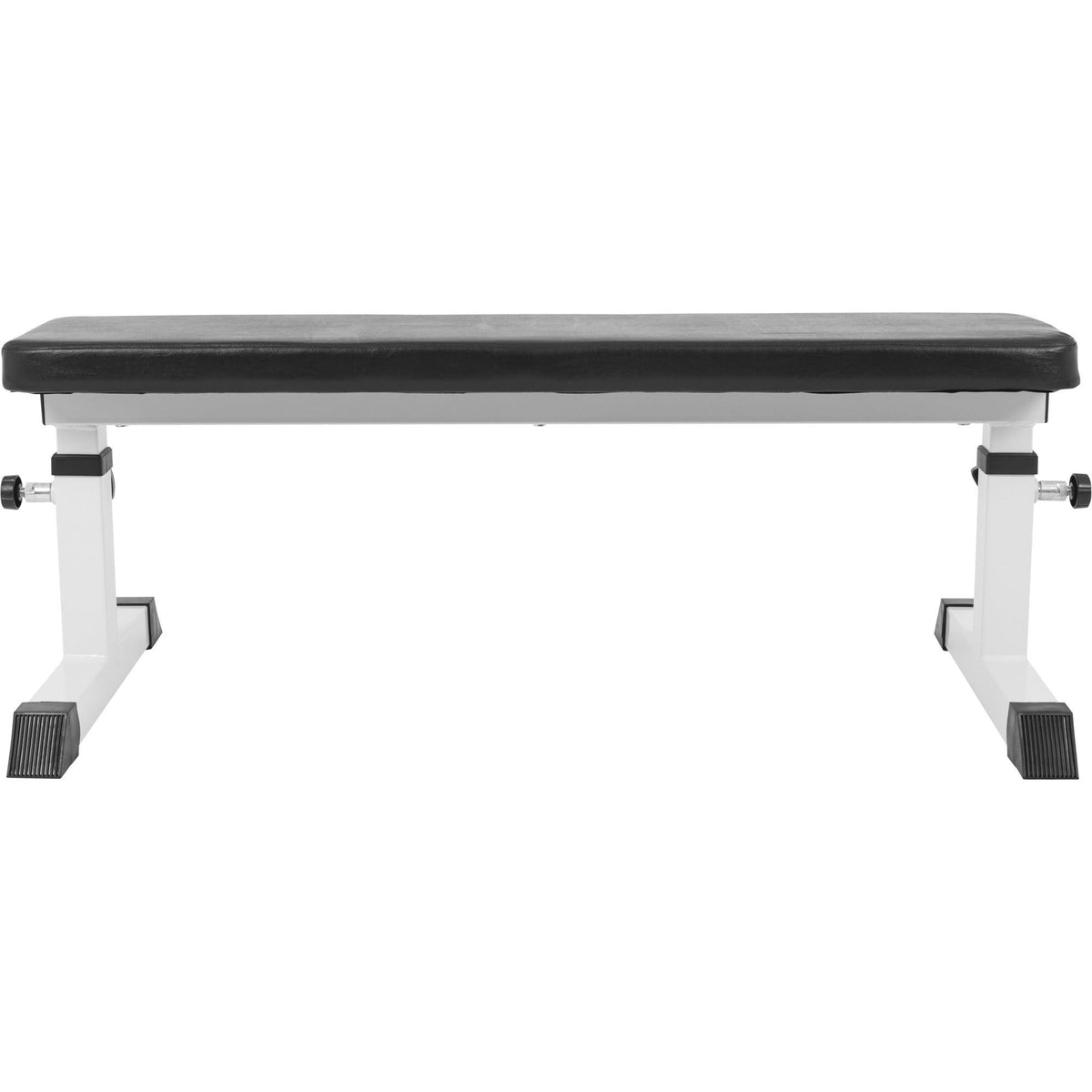 Flachbank verstellbar Weiss - Gorilla Sports Schweiz