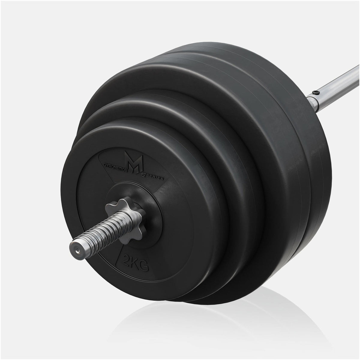Langhantelset E-Series Kunststoff 60 kg - Gorilla Sports Schweiz