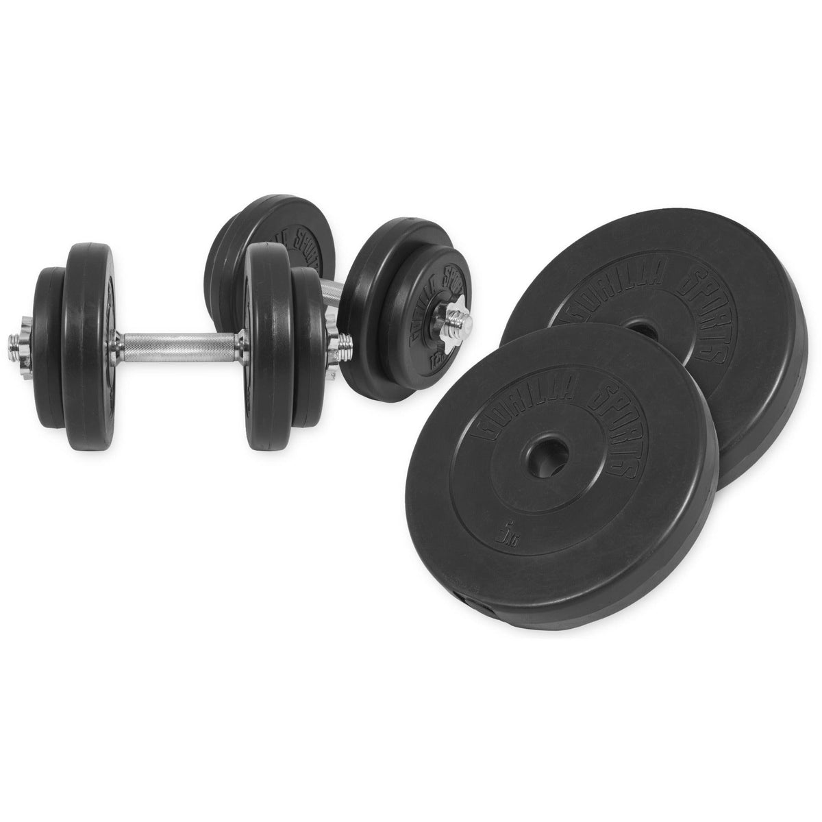 Kurzhantelset Kunststoff 30 kg - Gorilla Sports Schweiz