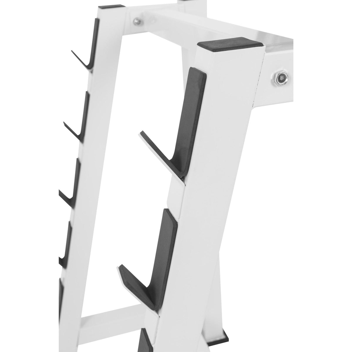 Langhantelablage Weiss - Gorilla Sports Schweiz